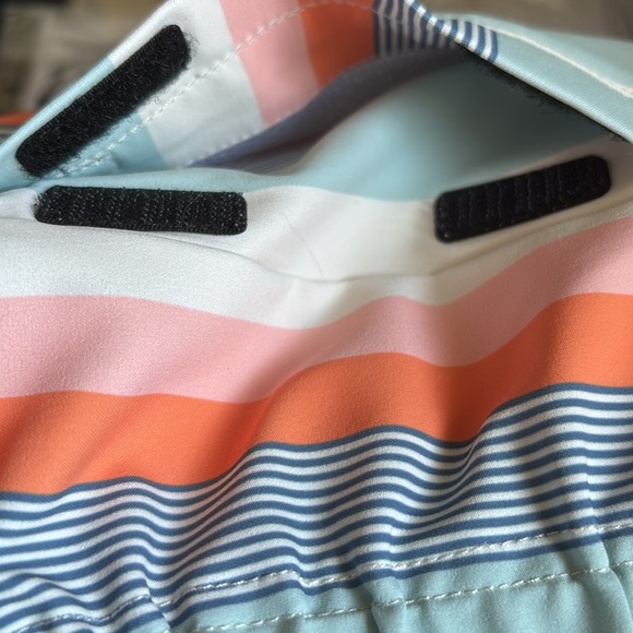 Kavu Windswell Cool Stripe Skirt Size L Pull On Pockets Quick Dry UV Protection - Picture 6 of 6